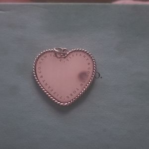 Tiffany Rope Twist Heart Pendant